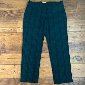 Talbots plaid trousers